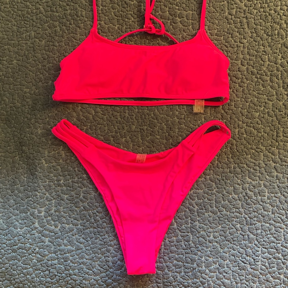 Vibrant Pink Bikini Set